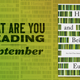 Image for article titled What are you reading in September?